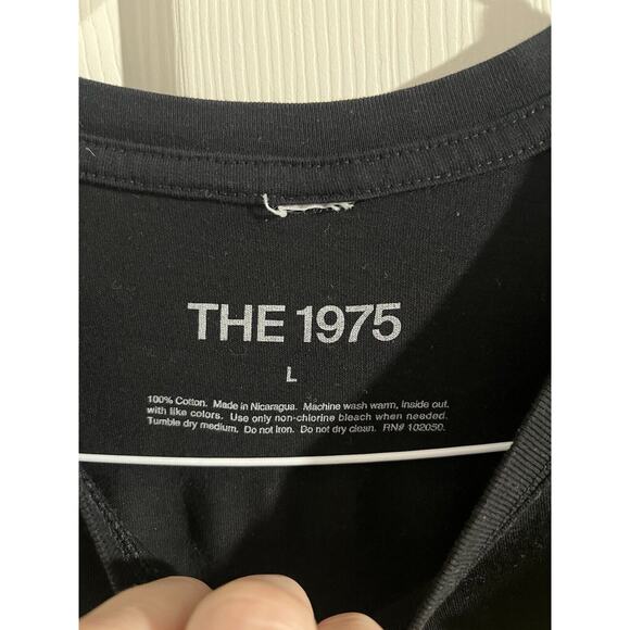 The 1975 Sz L Tee Shirt Wake Up Graphic Band Black - Picture 2 of 5